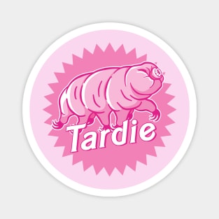 Tardie the Pink Tardigrade Magnet